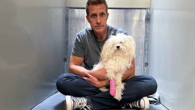 She kept holding her Paw Up... then we Saw Why