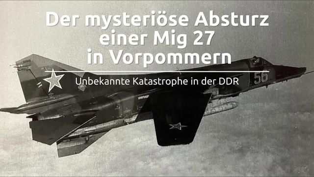 DDR-Katastrophe: Sowjetbomber stürzt nahe der Ostsee ab