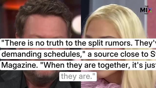 Blake Shelton And Gwen Stefani Aren't Divorcing Despite Split Rumors