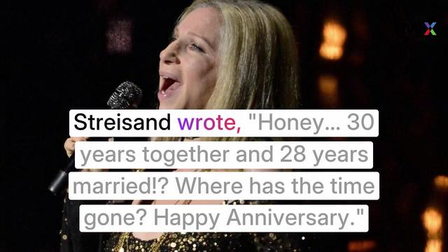 Barbra Streisand Celebrates 28th Wedding Anniversary With James Brolin