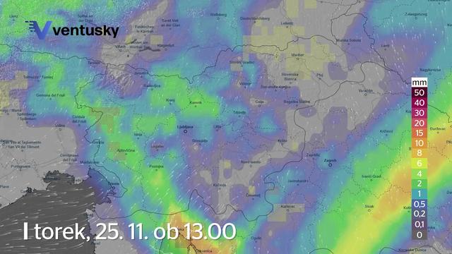 Pričakovati je obilne padavine, Arso razglasil oranžni alarm #animacija