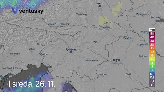Krka in Kolpa močneje naraščata, ponekod padlo več kot 100 milimetrov dežja #animacija