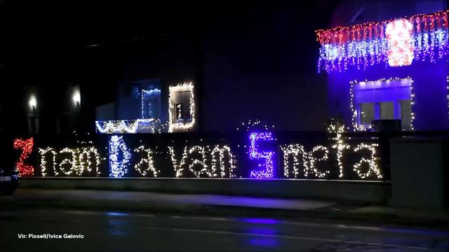 Sporna praznična okrasitev na Hrvaškem sprožila policijsko preiskavo