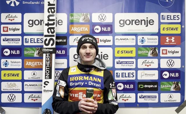 Domen Prevc zadovoljen: Naredil sem dva dobra skoka, Ren pa dva odlična