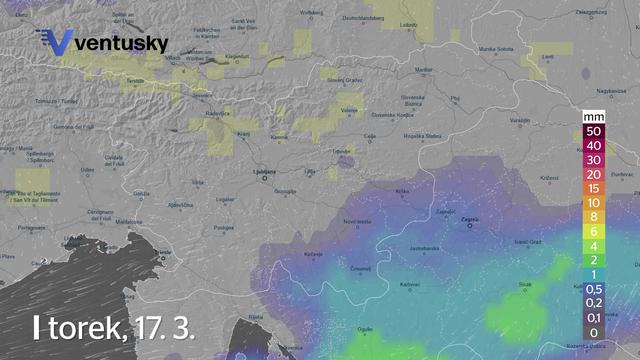 V noči na torek občutna sprememba: izdali oranžno opozorilo #animacija