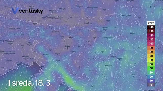 Padavine bodo zajele vso Slovenijo, meja sneženja se bo drastično spustila #animacija