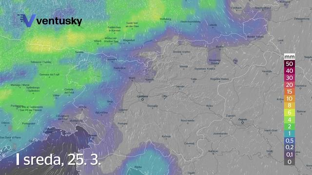 Že kmalu občutna sprememba vremena. Kje lahko zapade največ snega? #animacija