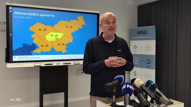 ARSO za sever države prižgal rdeče opozorilo