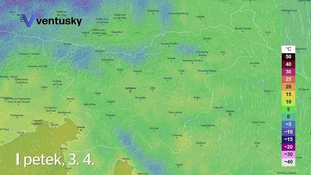Blaž Šter: V prihodnjih dneh temperature kot v maju, potem pa ... #animacija