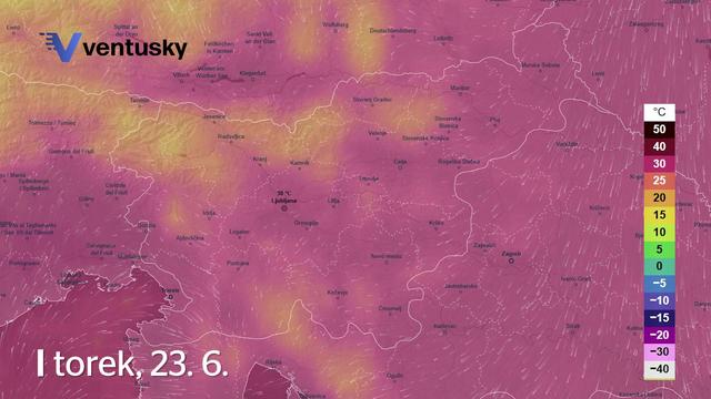 Pripravite se na peklensko vročino, Arso prižgal alarm  #animacija