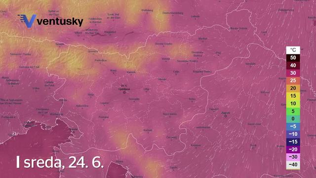 Danes okoli 35 stopinj Celzija, a prihaja še hujša vročina #animacija