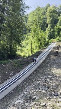 Jurij Tepeš po šestih letih spet stopil na skakalne smuči