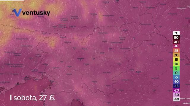 Za polovico Slovenije razglašen rdeč alarm, temperature do 39 stopinj Celzija #animacija