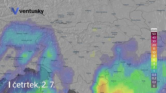 To se bo ponoči dogajalo nad Slovenijo #animacija