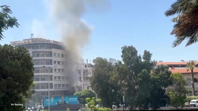 Med Macronovim obiskom Damaska odjeknili eksploziji