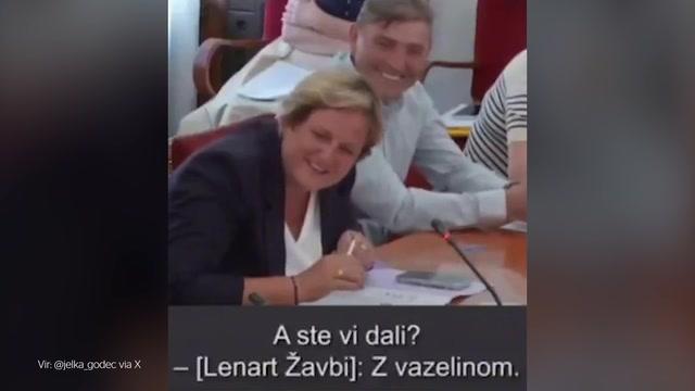 Zaradi izjave o vazelinu se je  to v državnem zboru zgodilo prvič