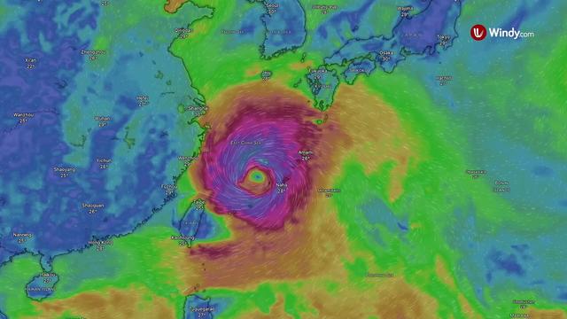 Bliža se tajfun, v teku evakuacija 260 tisoč ljudi