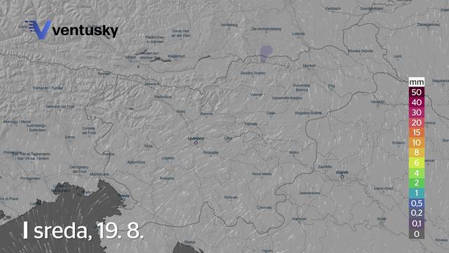 Slovenijo prekrili oblaki, zvečer nas čaka še to #animacija