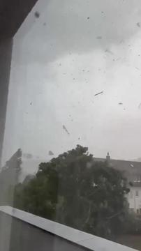 V Nemčiji posneli tornado: Vse se je zgodilo nenadoma