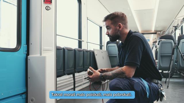 Sodobni vlak je poln senzorjev in podatkov. Kdo ga zna popraviti?