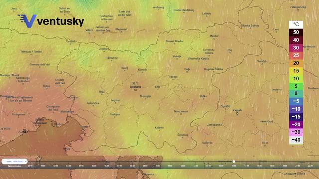 Prihaja velik temperaturni obrat: Evropa bo razdeljena na dva dela