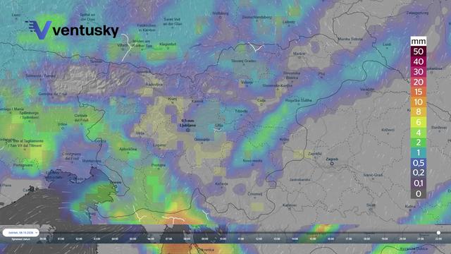 Arso izdal oranžni alarm: to napovedujejo za del države #animacija