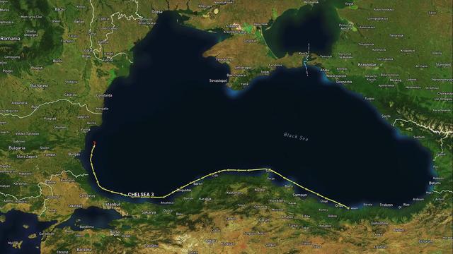 Droni znova nad ladje v Črnem morju, ena potonila ob bolgarski obali