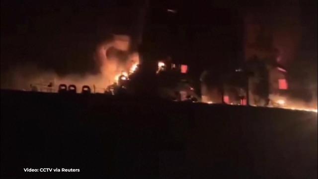 V Hormuški ožini gori tanker
