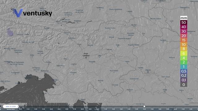 Znano je, kako nizko se bo v soboto spustila snežna meja #animacija