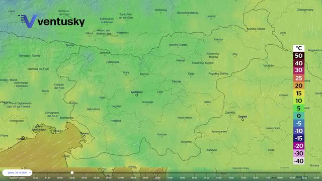 Na vidiku vremenska sprememba: konec tedna razdeljen na dva dela #animacija