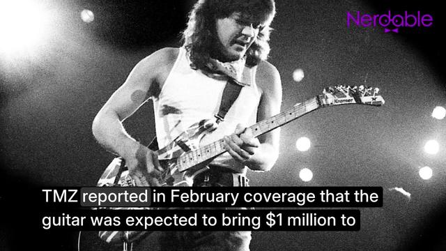Eddie Van Halen’s Iconic Guitar Hits Auction With Eye-Popping Estimate