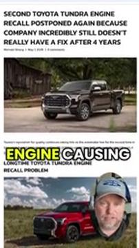 Years After Tundra Engines EXPLODE, Fix is STILL Coming