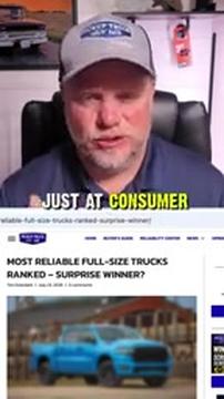 What is the most reliable full-size truck? The winner is surprising. #trucktalk