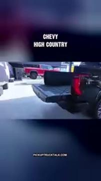 Chevy Silverado High Country: Black Exterior and Cabin Tour