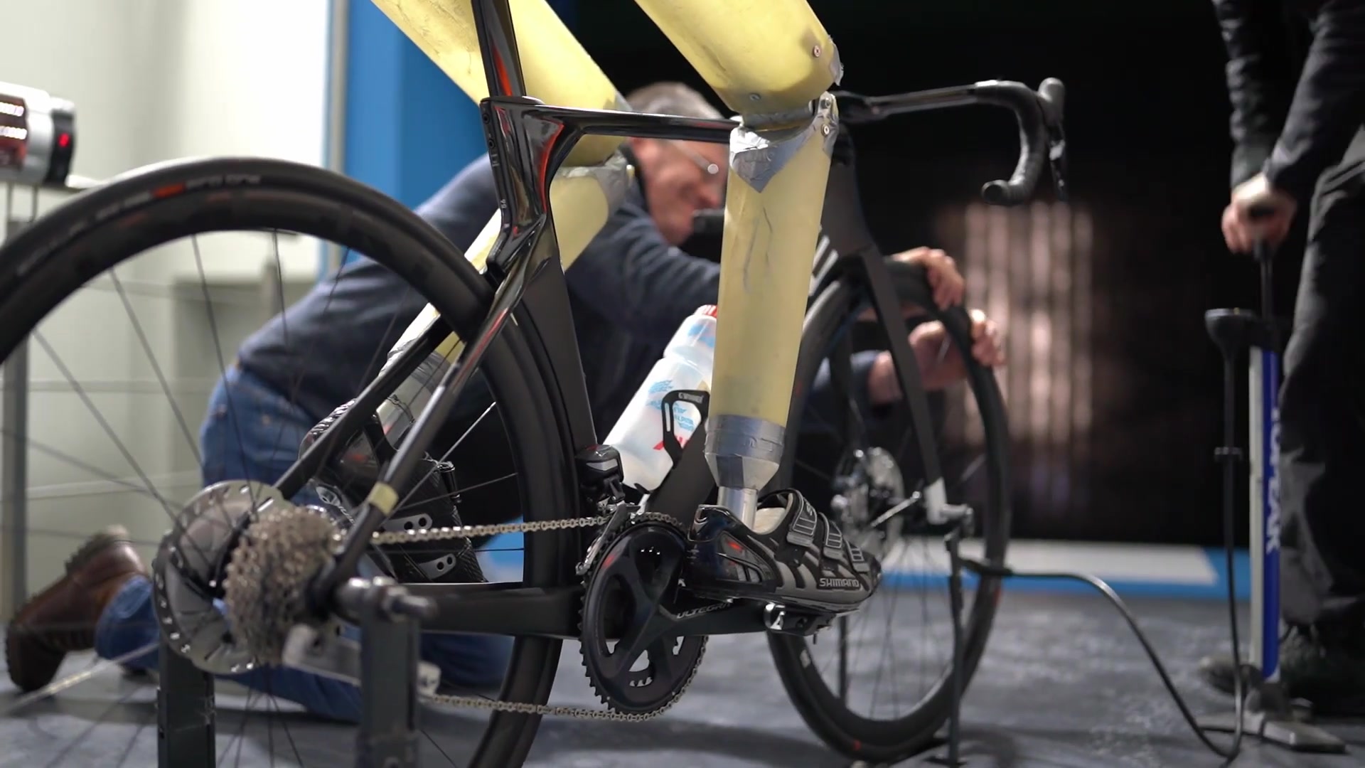 Rennrad: Aero-Tests im Windkanal