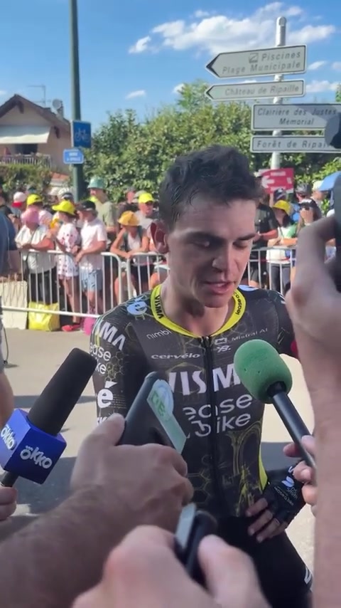 Sepp Kuss nach dem Zeitfahren im Interview