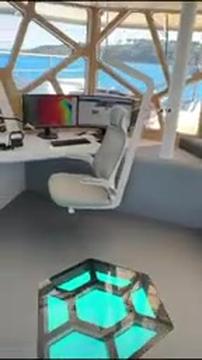 Kunstwerk mit Hobbithöhle - Katamaran als schwimmendes Refugium - Tortue 147  #sailing
