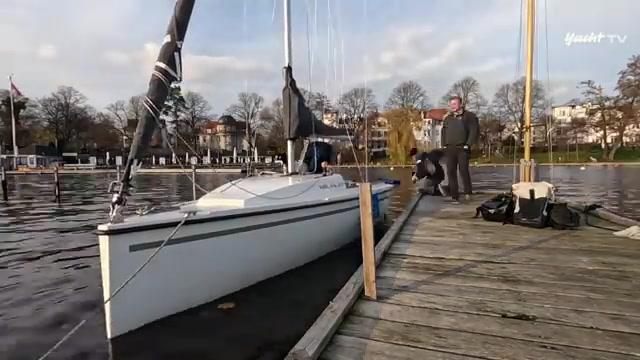Neue Wanderjolle aus Westfalen: Milan 22 von Neptun Yachten im Wintertest - Hamburger Außenalster