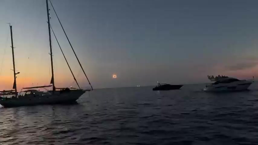 Sonnenfinsternis vor Palma