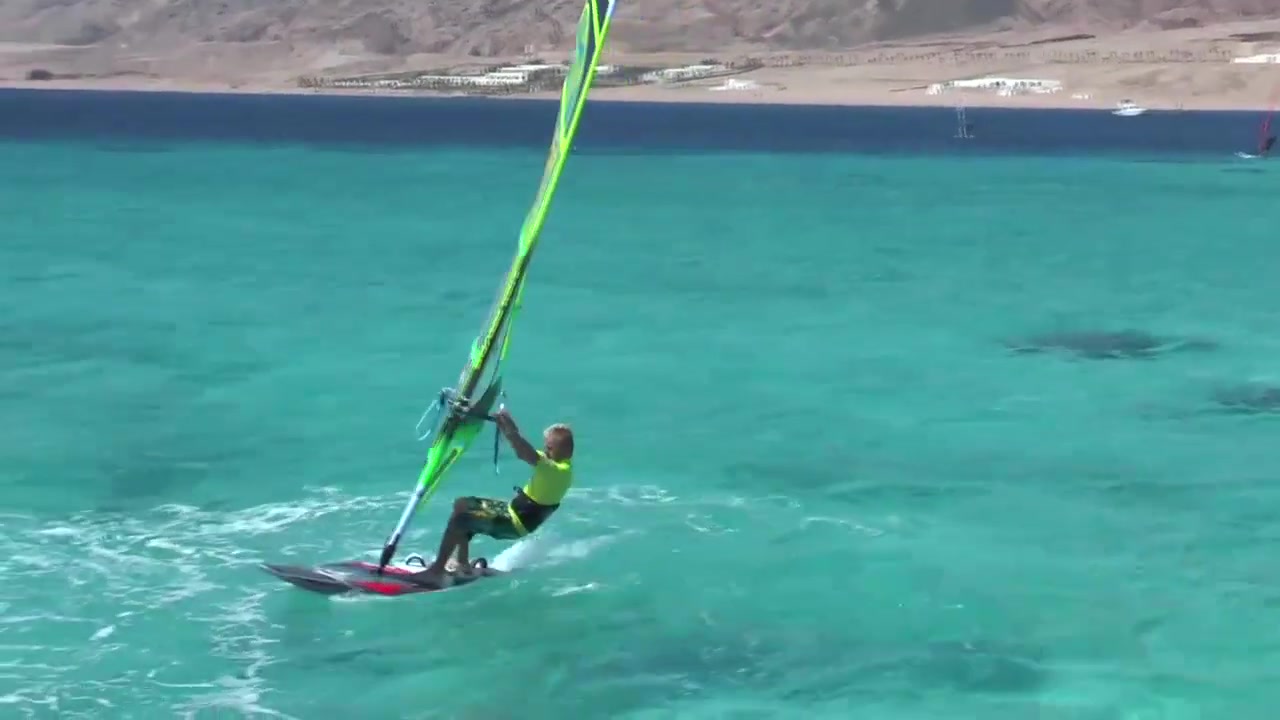Windsurf-Manöver Carving-360