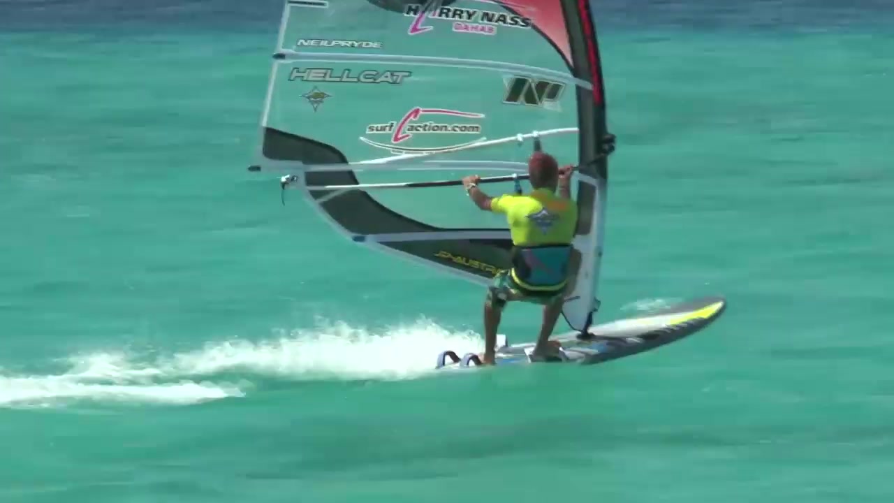 Windsurf-Manöver Easy Jibe