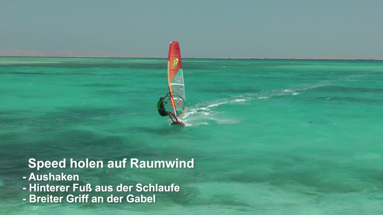 Windsurf-Manöver: Powerhalse