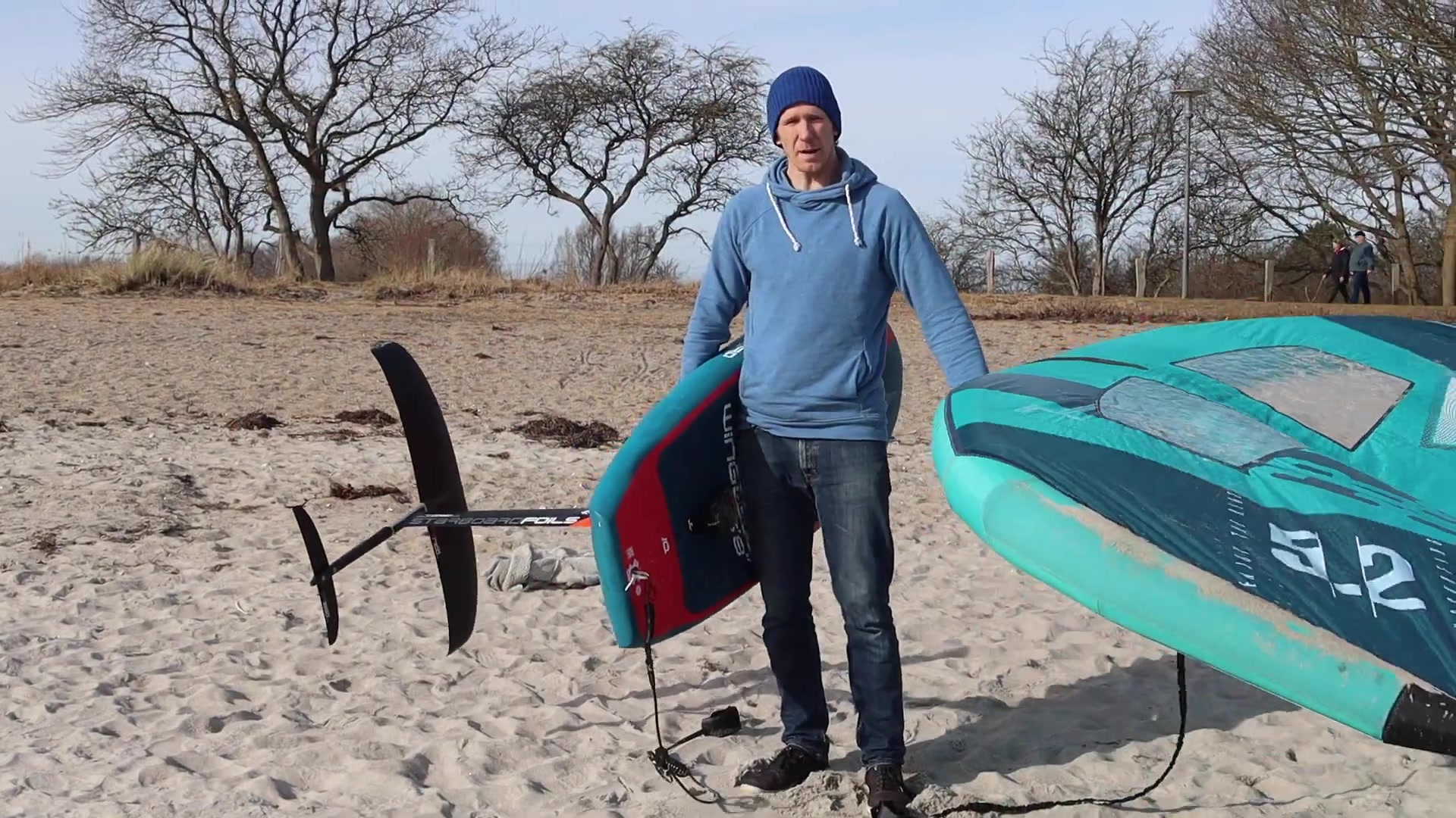 Wingsurfen lernen – Wing und Board richtig tragen & lagern