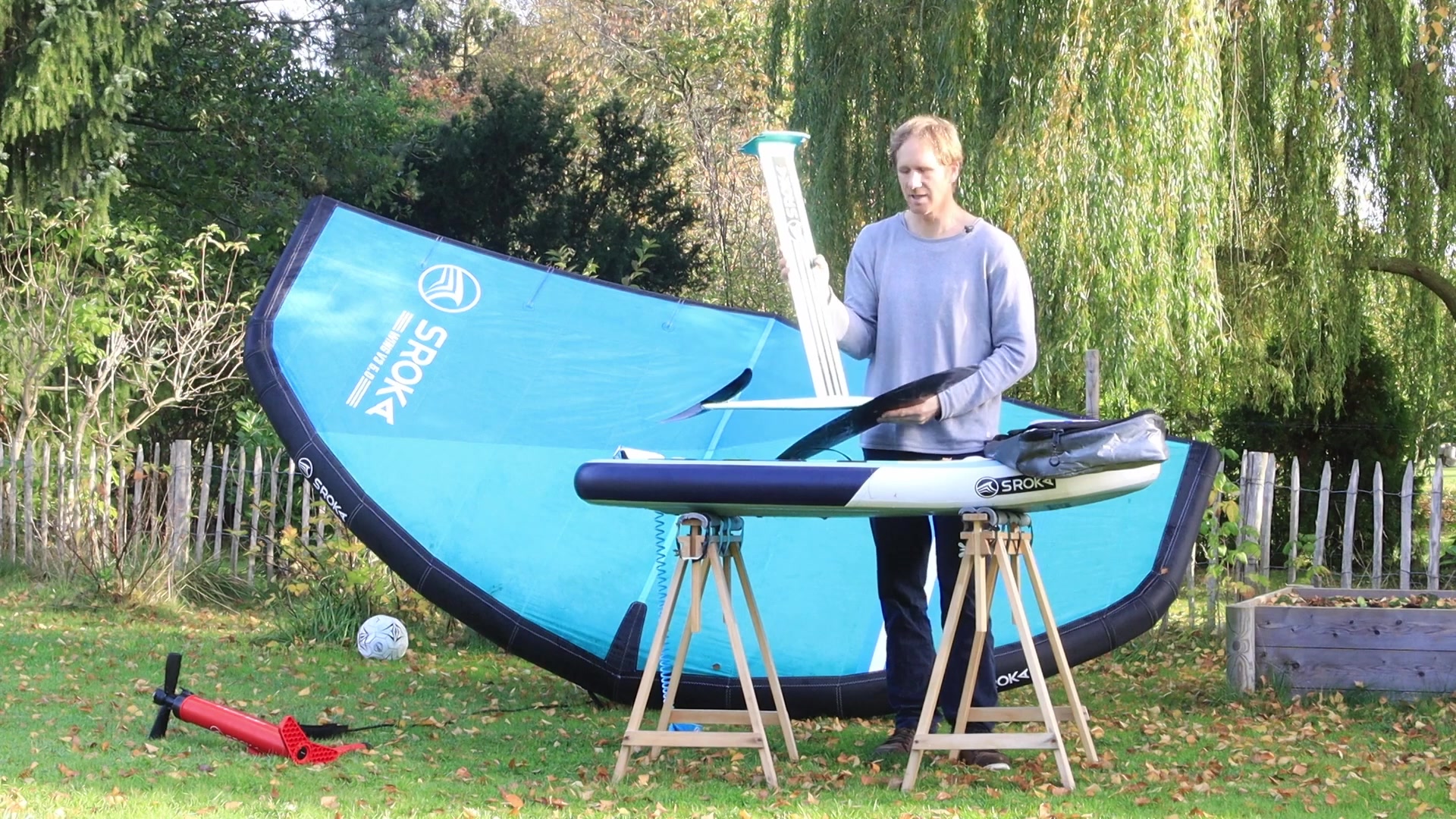 Wingboard+Foil+Wing=2050 Euro! Das Sroka Wingfoil-Set im Test