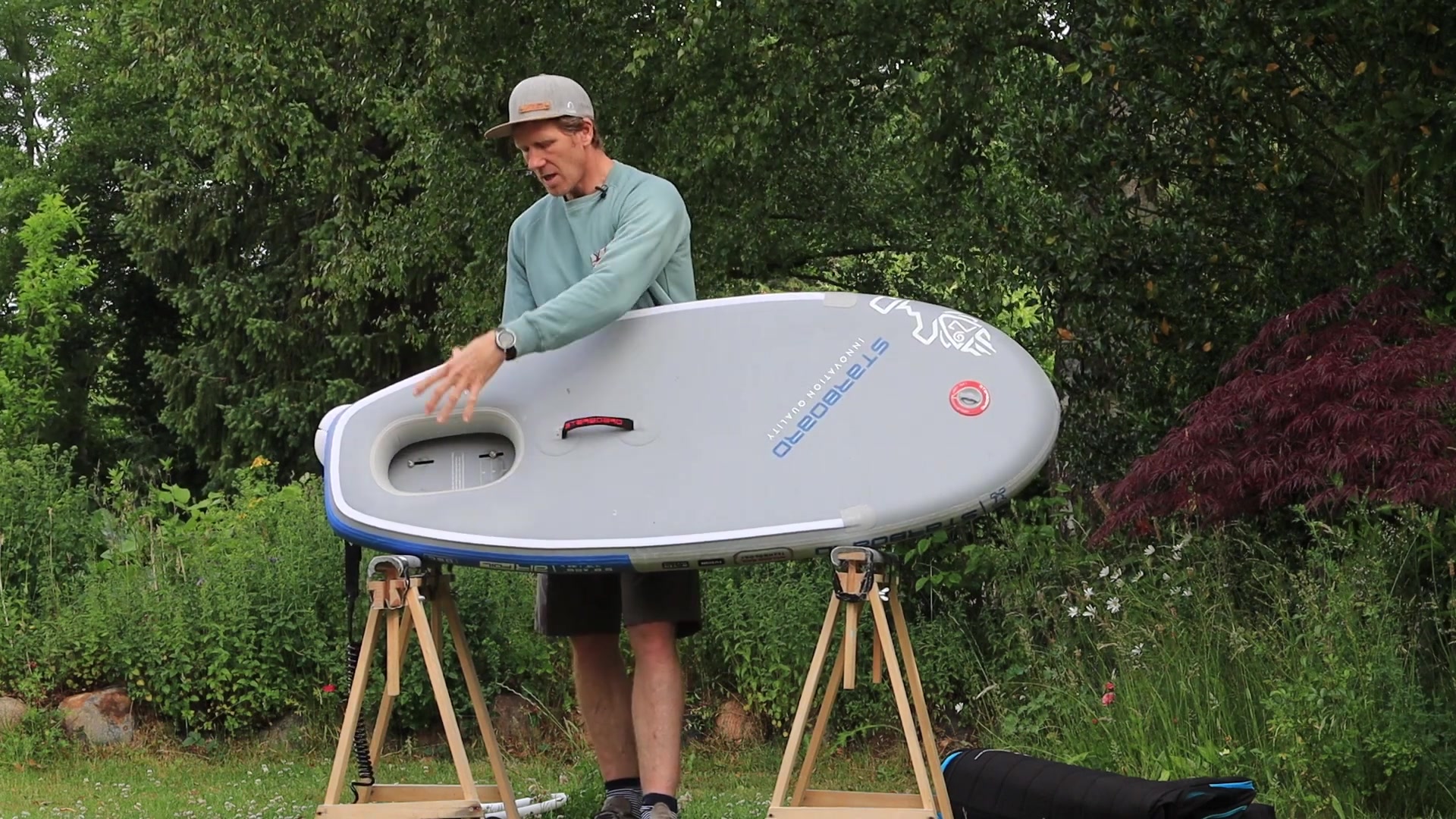 Test: Starboard Air Foil Inflatable - harte Platte, gute Features