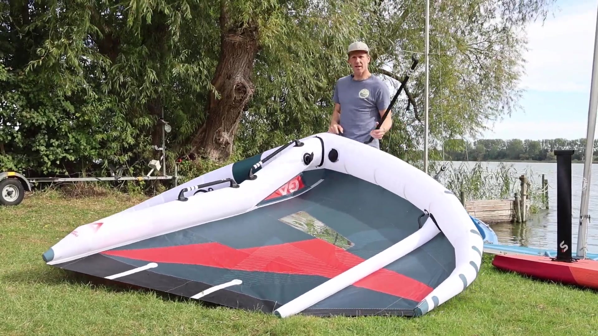 Extra-Power für Leichtwind - der GA Cross LW Wing im Test